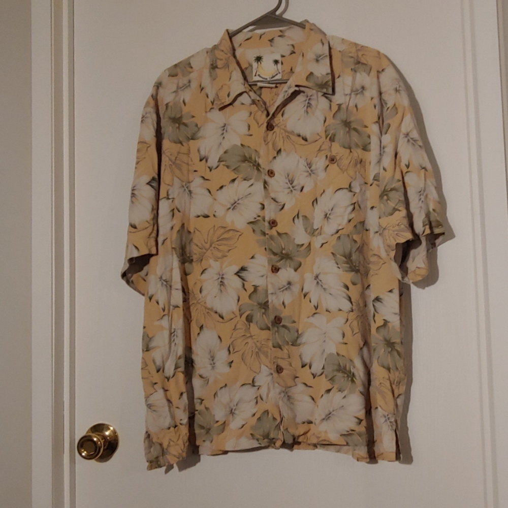 Men's Hawaiian silk shirt